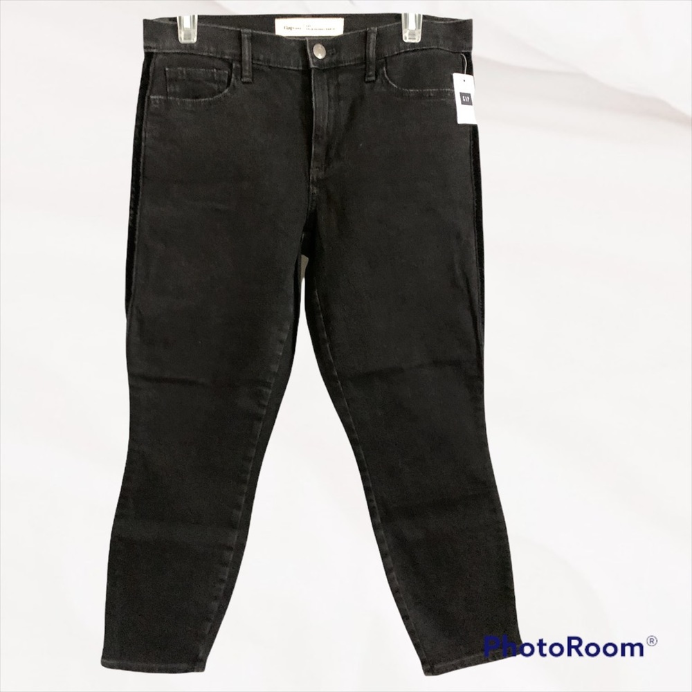 Gap jeans 1969 Black true skinny ankle Size 28P